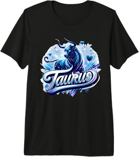 Taurus Zodiac Symbol Horoscope Astrology Birthday Premium T-Shirt - Taurus Products for men