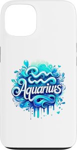 Aquarius Zodiac Symbol Horoscope Astrology Birthday Case for iPhone 13 - Aquarius Phone Case for men