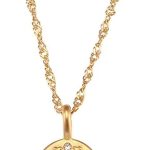 Gold Zodiac Sign Tarot Card Dog Tag Charm Necklace 18K Gold Plated Retro 12 Constellation Pendant Necklaces Trendy Astrology Horoscope Unisex Personalized Jewelry Birthday Gift - Taurus Products for men