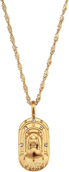 SPARKLAURA - Virgo Necklace for men