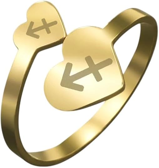 12 Constellation Rings Aries Leo Virgo Capricornus 12 Zodiac Sign Finger Ring Stainless Steel Jewelry Birthday - Aries Ring for men