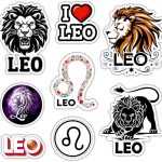 Leo Zodiac Sign Stickers, Astrology Stickers for Water Bottle and Laptop - Zodiac Party Favors & Decorations, Waterproof Vinyl Decals, Gifts for Women & Men - Scorpio Sticker for men
