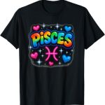 Colorful Dreamy Astrology Star Sign for Pisces - Pisces T-Shirt for men