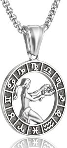 AZFVBQL - Virgo Necklace for men