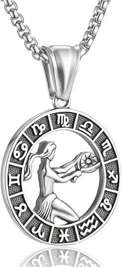 AZFVBQL - Virgo Necklace for men