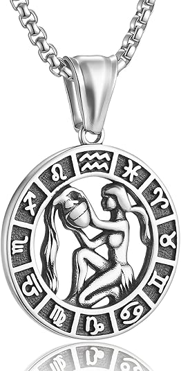 AZFVBQL - Aquarius Necklace for men