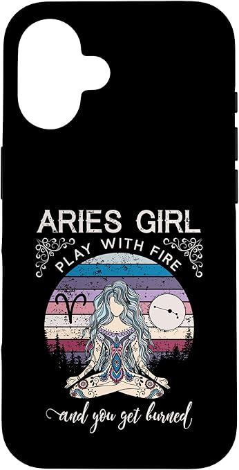 Aries Shirt for Women - Retro Aries Girl Birthday Case for iPhone 16 - Aries Phone Case for men
