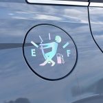 Car Fuel Tank Cap Stickers, Car Stickers and Decals, High Gas Consumption Decal Auto Fuel Tank Cover Sticker, Universal Funny Signs Decal Auto Accessories for Most Vehicles (Colorful) - Scorpio Sticker for men
