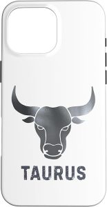 Zodiac Astrology Taurus Horoscope Birthday Graphic Case for iPhone 16 Pro Max - Taurus Phone Case for men