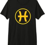 Miftees Zodiac Symbol Tees - Pisces T-Shirt for men