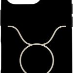 Taurus Zodiac Symbol Minimal Astrology Sign Case for iPhone 16 Pro - Taurus Phone Case for men
