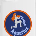 Aquarius Groovy Zodiac Water Bearer Case for iPhone 14 - Aquarius Phone Case for men