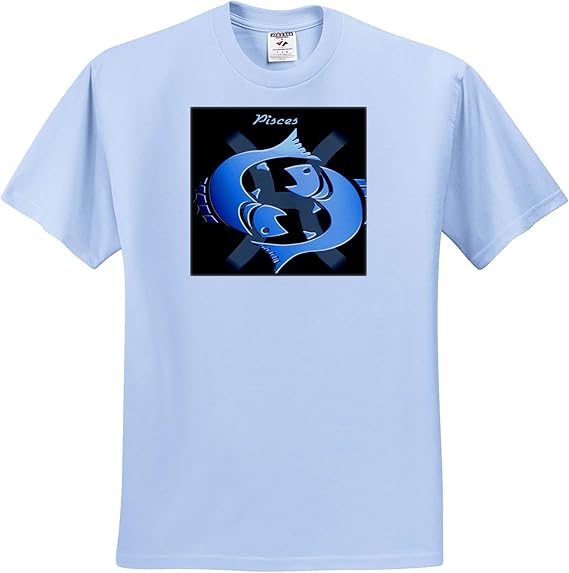 3dRose - Pisces T-Shirt for men