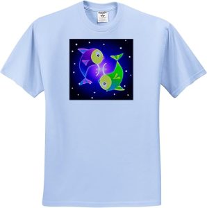 3dRose - Pisces T-Shirt for men