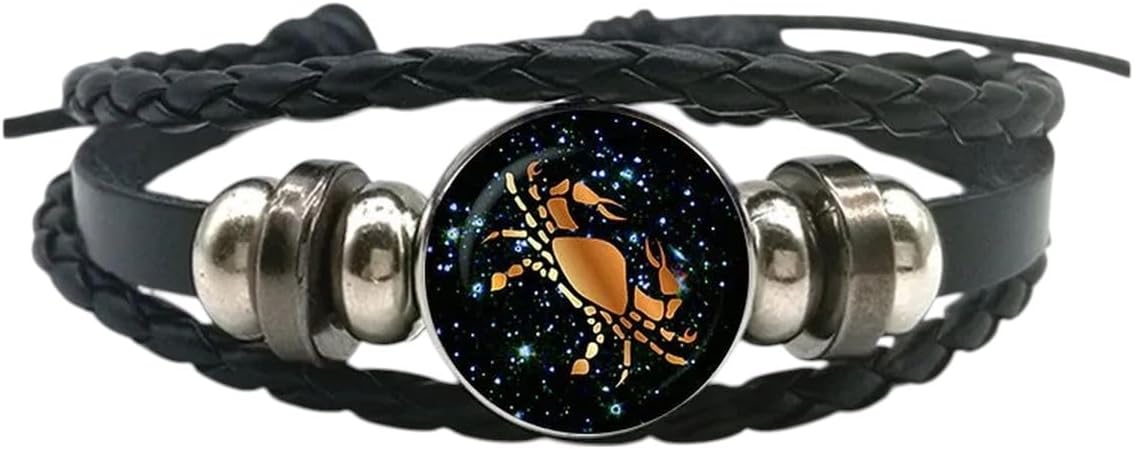 New 2026 12 Zodiac Signs Bracelet For Men Women Virgo Scorpio Aries Taurus Rope Bracelets Birthday Gift Jewelry Fashion Accessories Creative - Aries Bracelet for men
