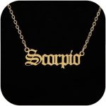 12 Constellation Necklaces for Women - Scorpio Accessories for men