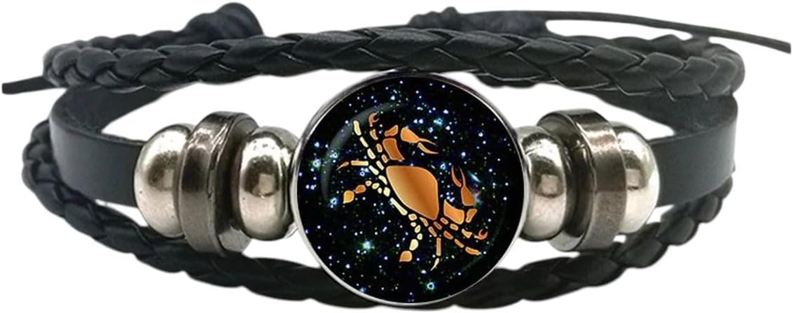 New 2026 12 Zodiac Signs Bracelet For Men Women Virgo Scorpio Aries Taurus Rope Bracelets Birthday Gift Jewelry Fashion Accessories Creative - Aries Bracelet for men