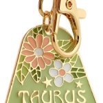 Gemini/Cancer/Leo/Virgo/Libra/Scorpio/Sagittarius/Capricorn Zodiac Sign Keychain Enamel Metal Accessories Gifts - Taurus Products for men