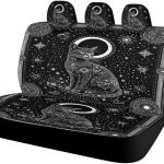 Astrological Cat Universal Car Seat Cover Automotive Seat Covers Compatible Universal Fit for SUV Van Trucks - Aquarius Car Seat Cover for men