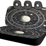 Astrology Chart Universal Car Seat Cover Automotive Seat Covers Compatible Universal Fit for SUV Van Trucks - Aquarius Car Seat Cover for men
