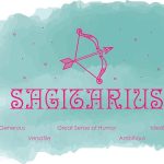 Sagittarius The Archer Astrology Zodiac Signs Personality Horoscope Traits Wall Art Sticker Designs Decors Vinyl Stickers for Home House Walls Rooms Window Bedroom Decoration Size (12x8 inch) - Sagittarius Home Decor for men