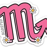 Scorpio Zodiac Sign Sticker Horoscope Constellation Sticker Astrological Stars Symbols Mystical Celestial Astrology Waterproof Vinyl Stickers For Laptop Water Bottle Tumbler Decal Gifts For Teens Kids - Scorpio Sticker for men