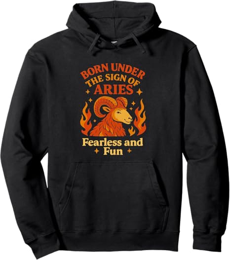 Aries Sign Of Zodiac Cute For Kids Pullover Hoodie - Aries Hoodie for men