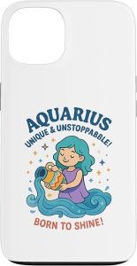 Aquarius Sign Of Zodiac Cute For Kids Case for iPhone 13 - Aquarius Phone Case for men