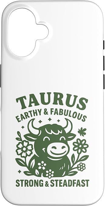 Taurus Sign Of Zodiac Cute For Kids and Women Case for iPhone 16 - Taurus Phone Case for men