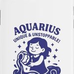 Aquarius Sign Of Zodiac Cute For Kids and Women Case for iPhone 13 - Aquarius Phone Case for men
