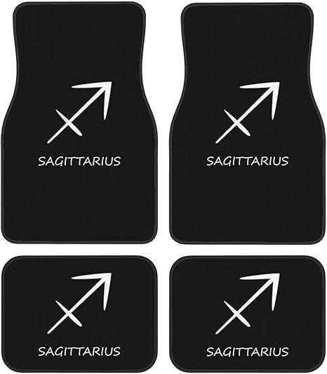 Sagittarius Sign Floor Mats for Cars, All-Weather Car Mats, Fit Automotive Floor Mats for Cars Trucks SUV, Universal Floor Liner Car Accessories - Virgo Car Floor Mat for men