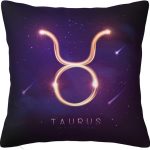 12 Zodiac Signs Throw Pillow Cover Soft and Comfortable for Couch Bed Car Home Decor Square Zodiac Pillow Case Taurus 18"x18" - Taurus Pillow for men