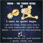 PTJDSMF - Virgo Earrings for men