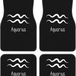 Aquarius Sign Floor Mats for Cars, All-Weather Car Mats, Fit Automotive Floor Mats for Cars Trucks SUV, Universal Floor Liner Car Accessories - Virgo Car Floor Mat for men