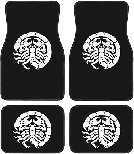 Scorpio Symbol Floor Mats for Cars, All-Weather Car Mats, Fit Automotive Floor Mats for Cars Trucks SUV, Universal Floor Liner Car Accessories - Virgo Car Floor Mat for men