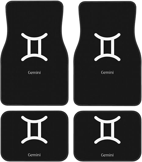 Gemini Sign Floor Mats for Cars, All-Weather Car Mats, Fit Automotive Floor Mats for Cars Trucks SUV, Universal Floor Liner Car Accessories - Virgo Car Floor Mat for men