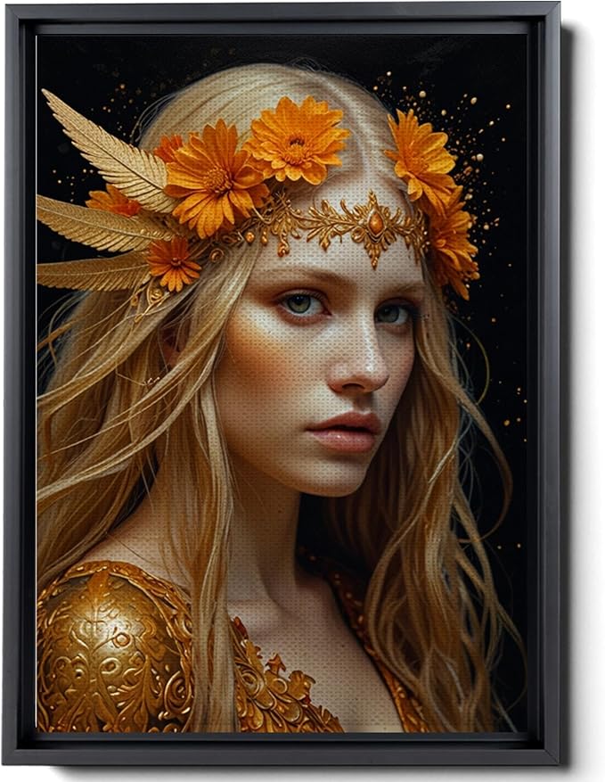 Art Nouveau Print, Art Deco print, Goddess Of Fire, Zodiac Print, Leo Print, Aries Print,Sagittarius Print, Fire Sign Matte Print, Canvas Prints, Arts - Aries Canvas for men