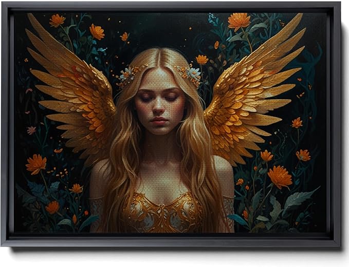 Art Nouveau Print, Art Deco print, Goddess Of Fire, Zodiac Print, Leo Print, Aries Print,Sagittarius Print, Fire Sign Matte Print, Canvas Prints, Wall - Aries Canvas for men