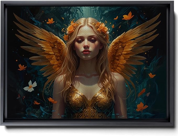 Art Nouveau Print, Art Deco print, Goddess Of Fire, Zodiac Print, Leo Print, Aries Print,Sagittarius Print, Fire Sign Matte Print, Canvas Prints, Decor - Aries Canvas for men