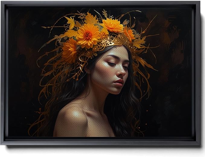 Art Nouveau Print, Art Deco print, Goddess Of Fire, Zodiac Print, Leo Print, Aries Print,Sagittarius Print, Fire Sign Matte Print, Decor Canvas, Print - Aries Canvas for men