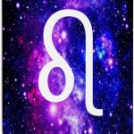 3dRose, Leo star sign on purple space background lion zodiac horoscope symbol, Museum Grade Canvas Wrap 16x20 - Leo Canvas for men