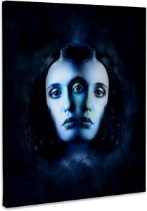 3dRose, Image of Blue Gemini Sign For May And June, Museum Grade Canvas Wrap 16x20 - Gemini Canvas for men