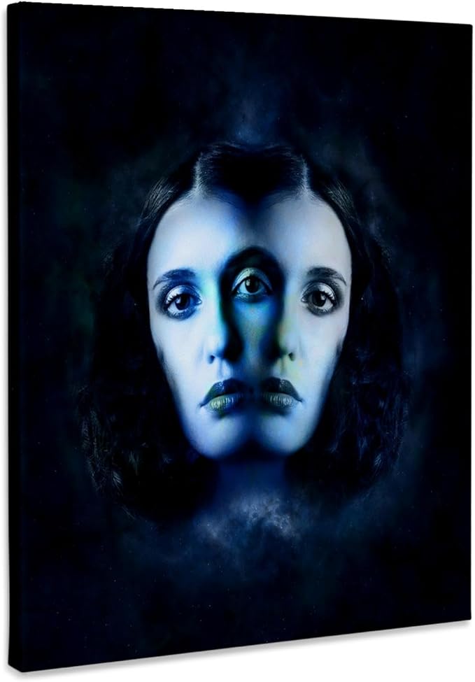 3dRose, Image of Blue Gemini Sign For May And June, Museum Grade Canvas Wrap 16x20 - Gemini Canvas for men