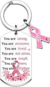 Wrpixe - Cancer Keychain for men