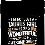 Taurus Girl Zodiac Sign Astrology Case for iPhone 16 Pro Max - Taurus Phone Case for men
