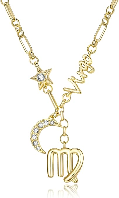 JIYVY32 - Virgo Necklace for men