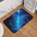 Doormat Welcome Door Mat 16 X 24 Inch Non-Slip Absorbent Bath Rug Soft Washable Floor Mat Virgo Zodiac Astrology Carpet for Stylish Kitchen Bedroom Bathroom Decor - Virgo Car Floor Mat for men