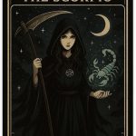 GHEGO Scorpio Tarot Art Print - Mystical Zodiac Wall Decor for Astrology And Magic Lovers Canvas Modern Poster Wall Art Prints Paintings Living Room Bedroom Decor 12x18inch(30x45cm) - Scorpio Canvas for men