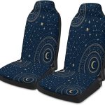 Astrology Chart Universal Car Seat Cover Automotive Seat Covers Compatible Universal Fit for SUV Van Trucks - Aquarius Car Seat Cover for men