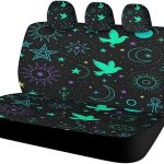 Astronomy Symbols Pattern Universal Car Seat Cover Automotive Seat Covers Compatible Universal Fit for SUV Van Trucks - Aquarius Car Seat Cover for men